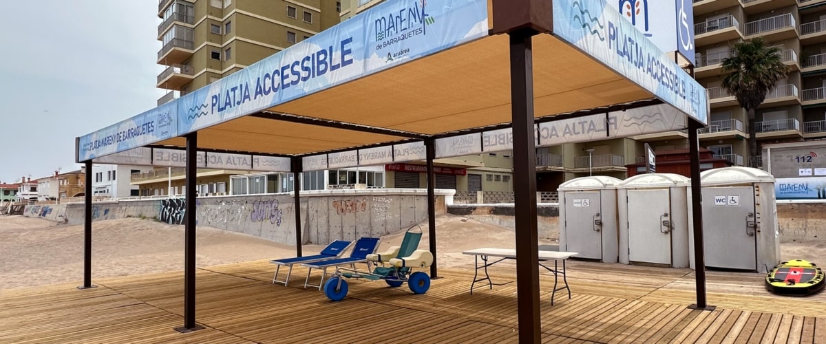 Pérgola accesible para el Ayuntamiento de Mareny de Barraquetes, Valencia 2